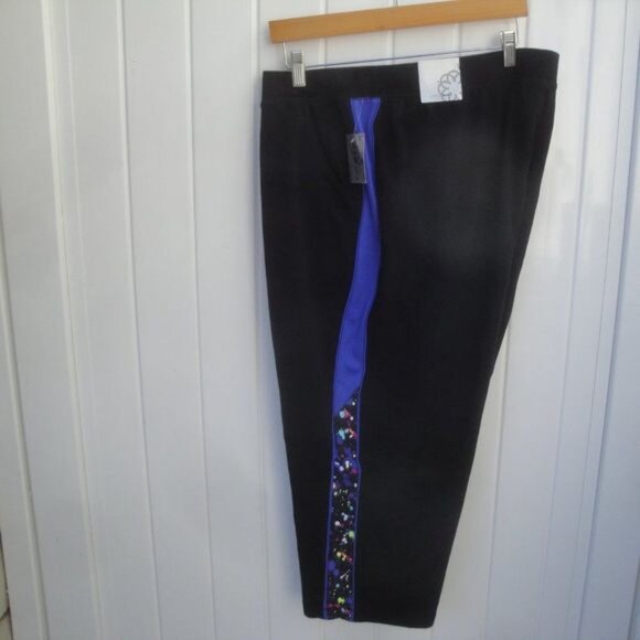 NEW Catherines2-piece set 3X Jacket 2X Pants Black Purple Mismatched Sizes - Picture 3 of 4
